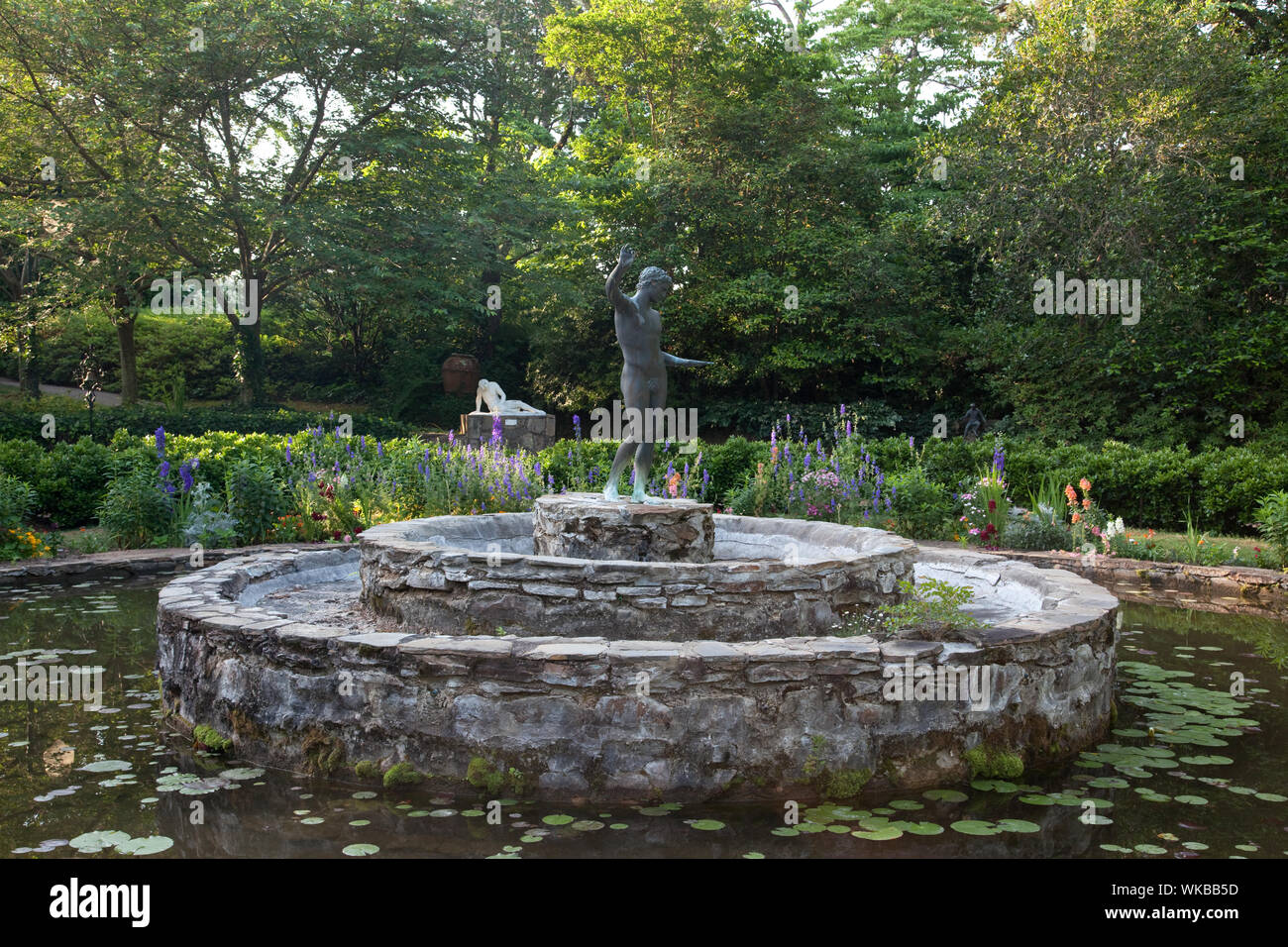 Gelsomino Hill Gardens, vicino Wetumpka, Alabama Foto Stock