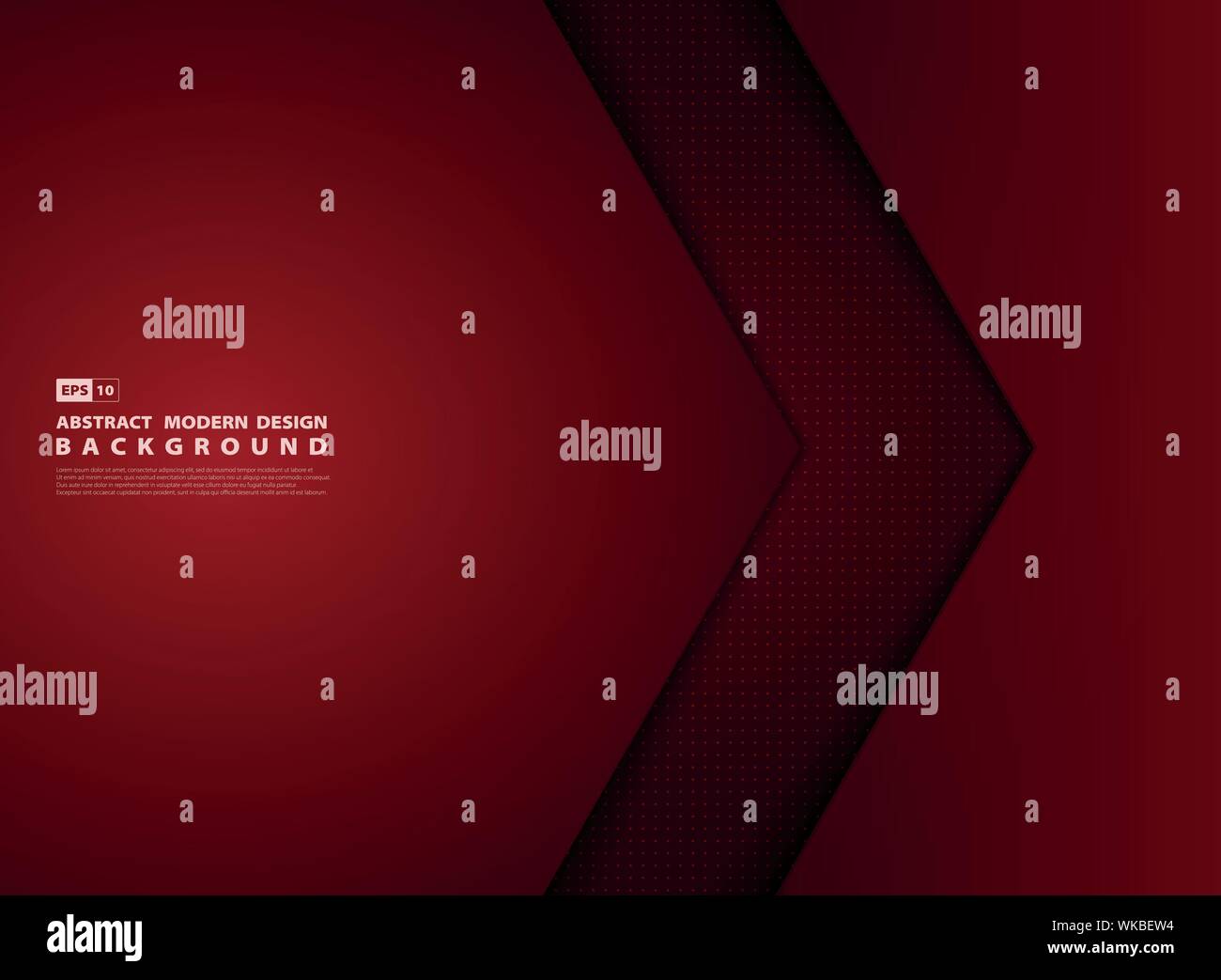 Gradiente astratto modello rosso si sovrappongono design moderno coperchio. Utilizzare per inserzione, poster, artwork, il modello di presentazione. illustrazione eps vettoriali10 Illustrazione Vettoriale