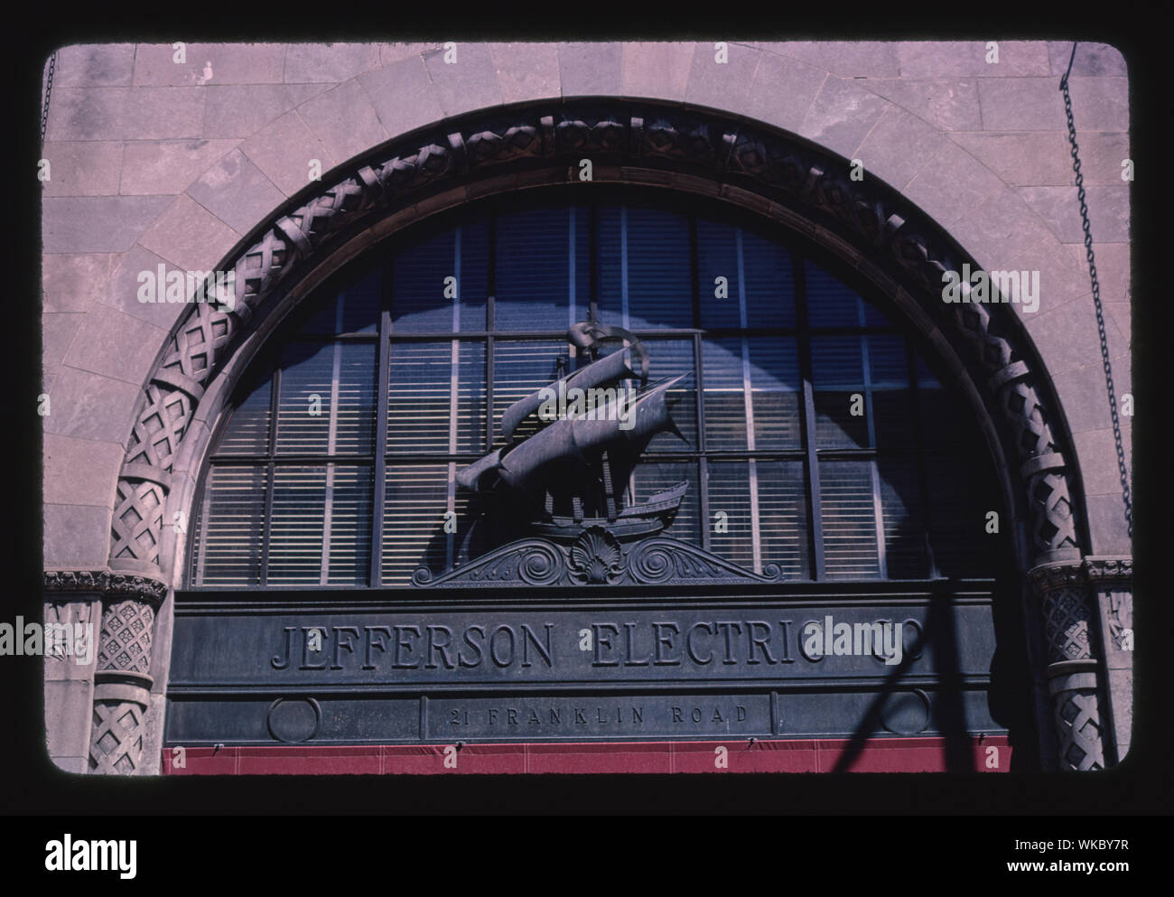 Jefferson Electric Co., dettaglio Franklin Road, Roanoke, Virginia Foto Stock