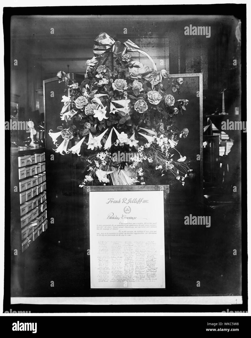 Jelleff, Frank R. fiori Foto Stock