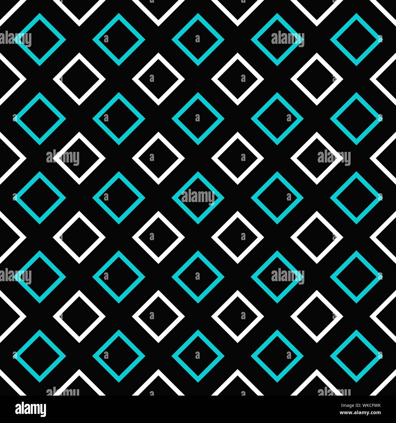 Semplice piazza seamless pattern design di sfondo - colore grafica vettoriale Illustrazione Vettoriale