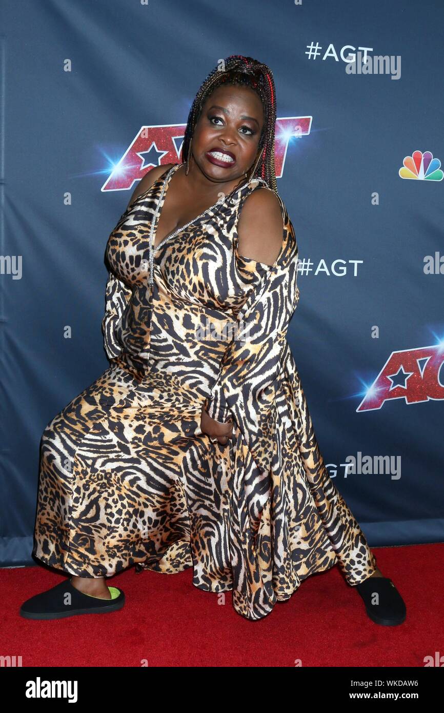 Jackie favoloso presso gli arrivi per America's Got Talent Live Screening, Dolby Theatre a Hollywood e Highland Center, Los Angeles, CA il 3 settembre 2019. Foto di: Priscilla concedere/Everett Collection Foto Stock