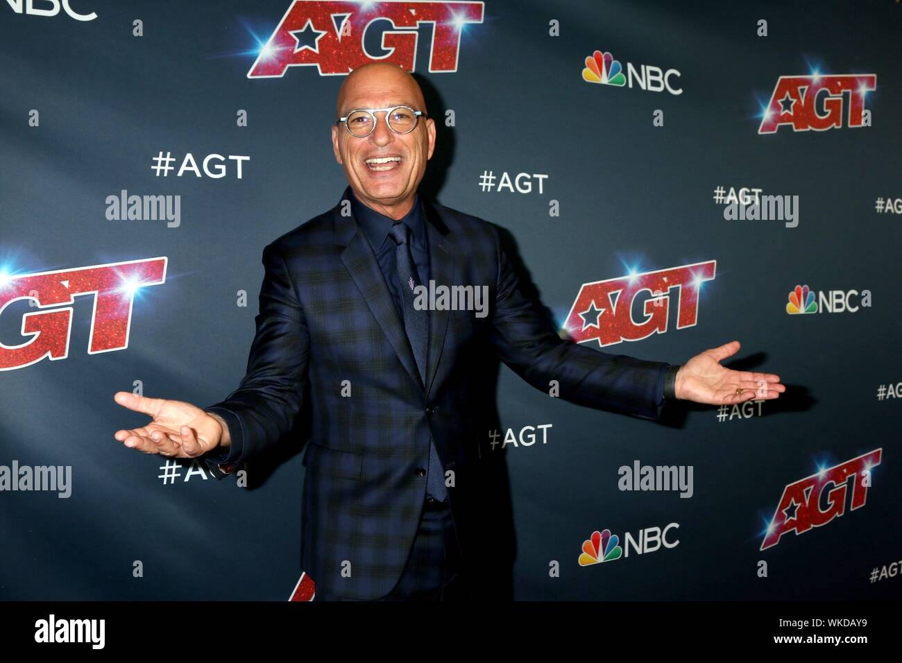 Howie Mandel presso gli arrivi per America's Got Talent Live Screening, Dolby Theatre a Hollywood e Highland Center, Los Angeles, CA il 3 settembre 2019. Foto di: Priscilla concedere/Everett Collection Foto Stock