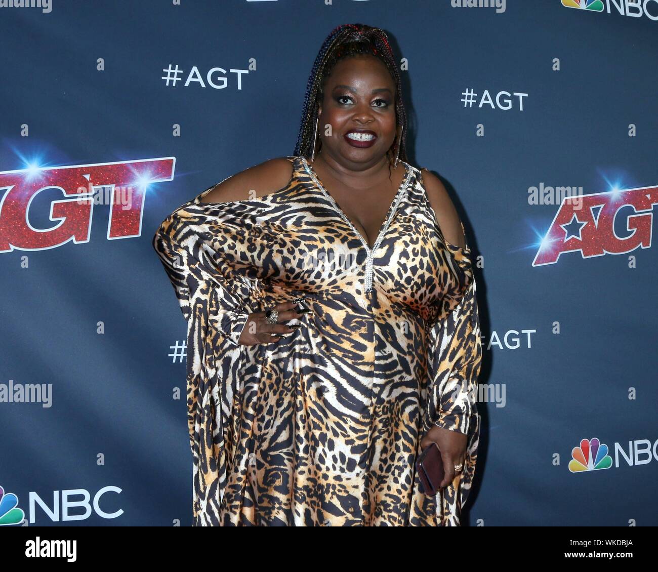 Jackie favoloso presso gli arrivi per America's Got Talent Live Screening, Dolby Theatre a Hollywood e Highland Center, Los Angeles, CA il 3 settembre 2019. Foto di: Priscilla concedere/Everett Collection Foto Stock