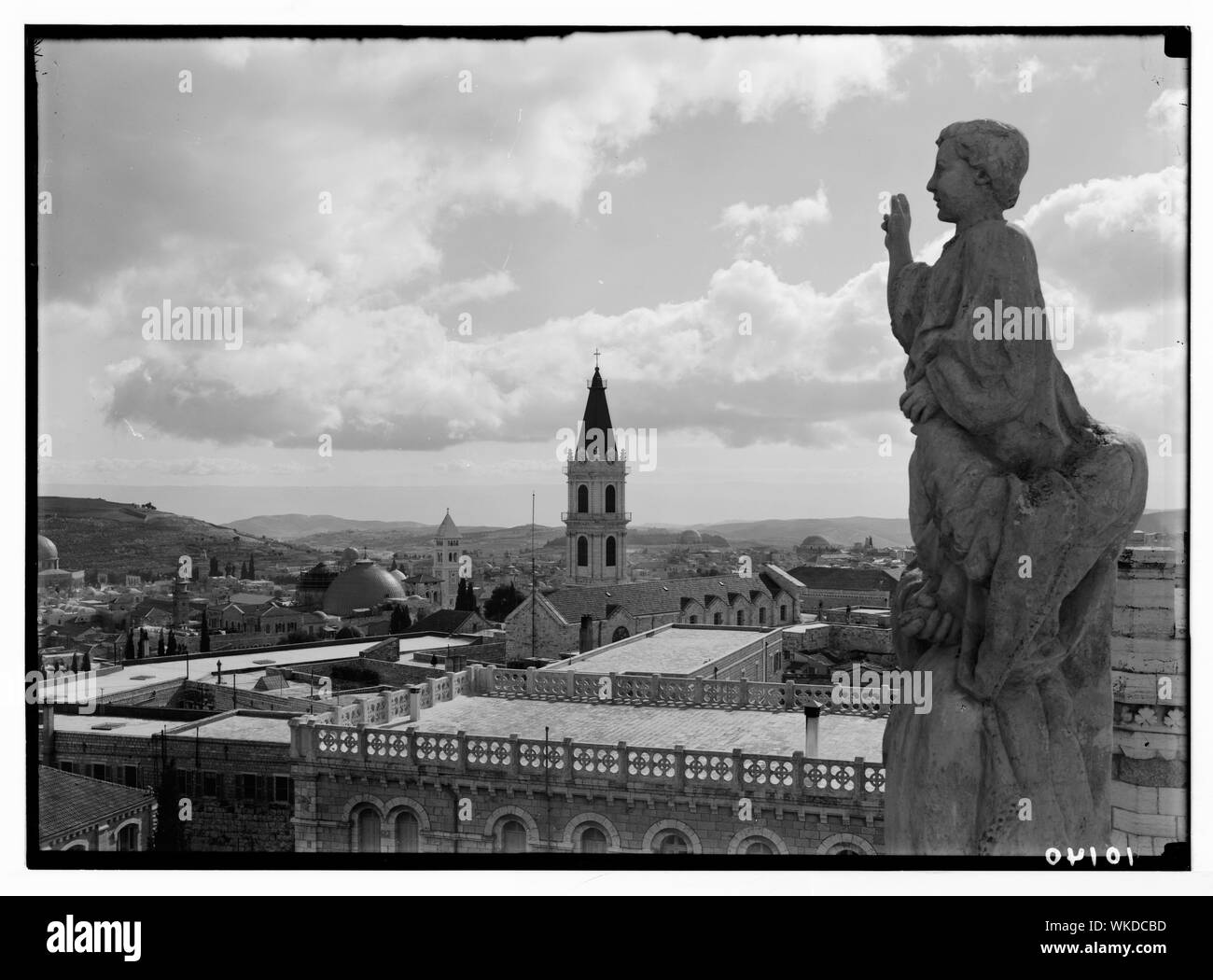 Gerusalemme. Vista dalla Torre di Notre Dame di Francia Foto Stock