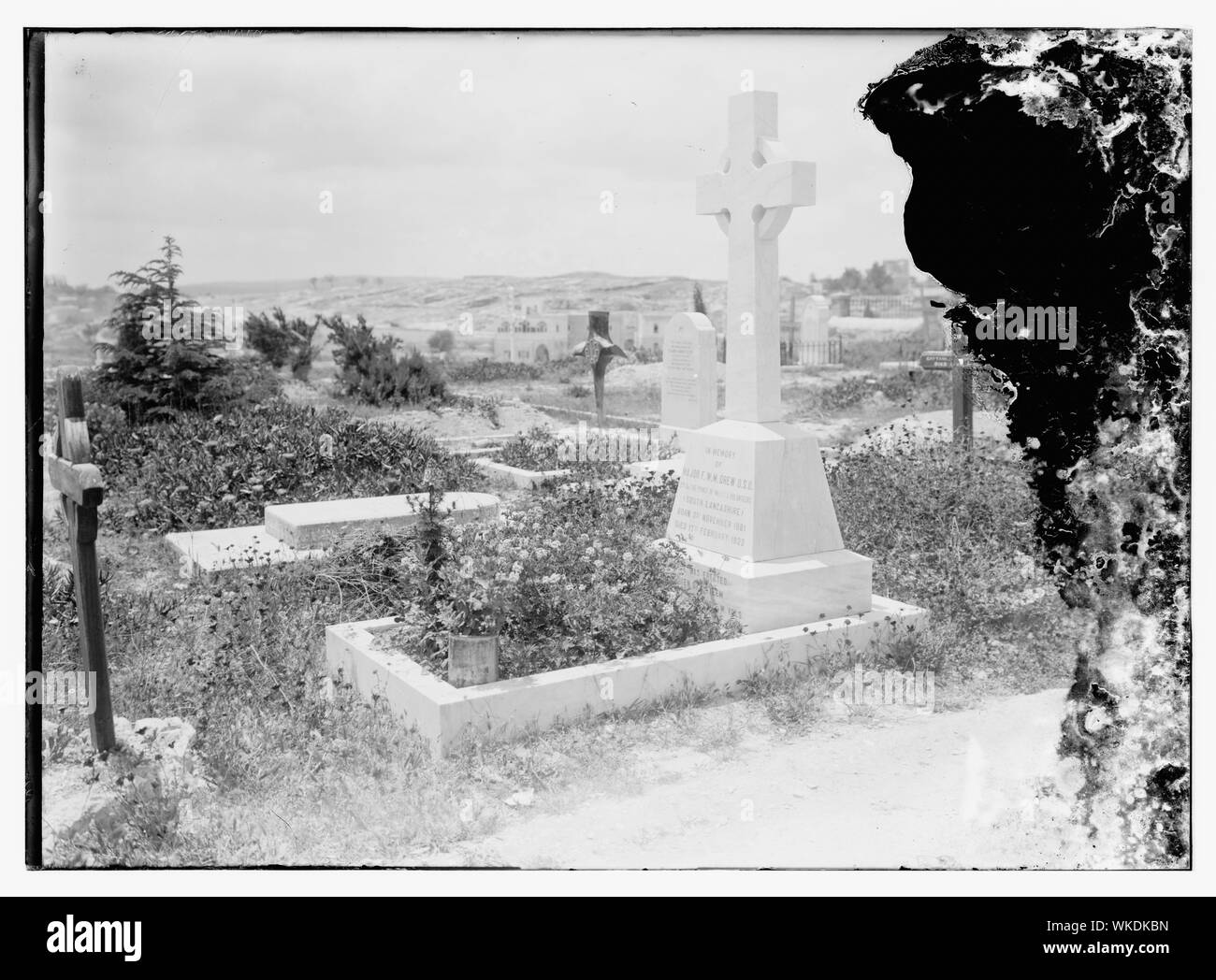 Gerusalemme cimitero militare Foto Stock