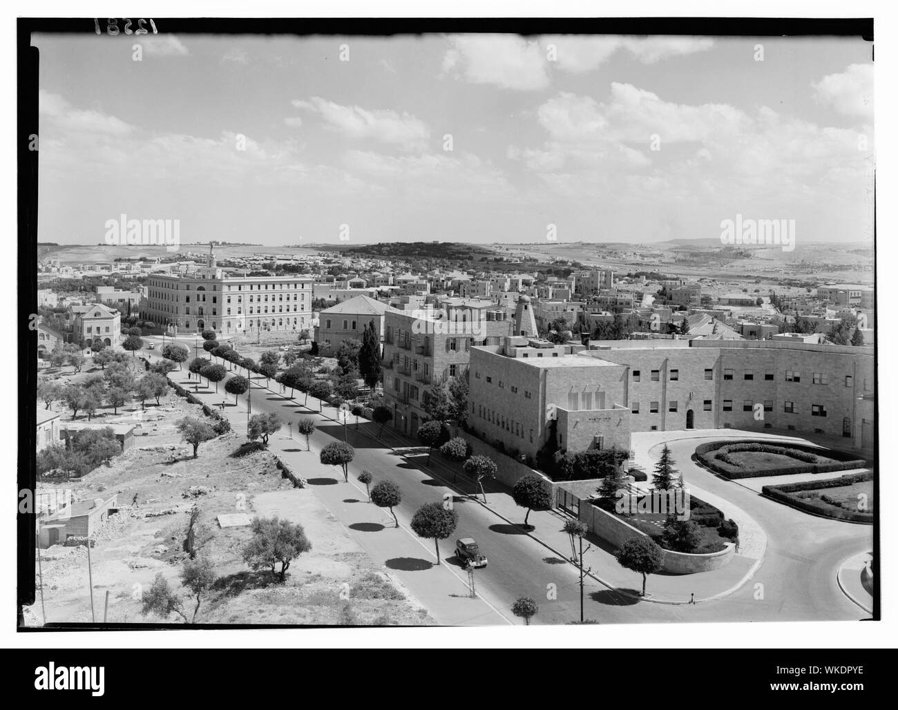 Gerusalemme, attraverso il re George Ave. Foto Stock