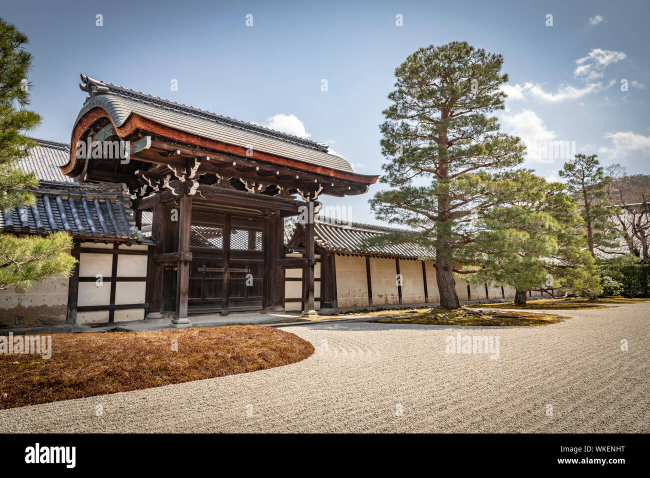 Tempio di Tenryuji, Kyoto, Giappone. Foto Stock