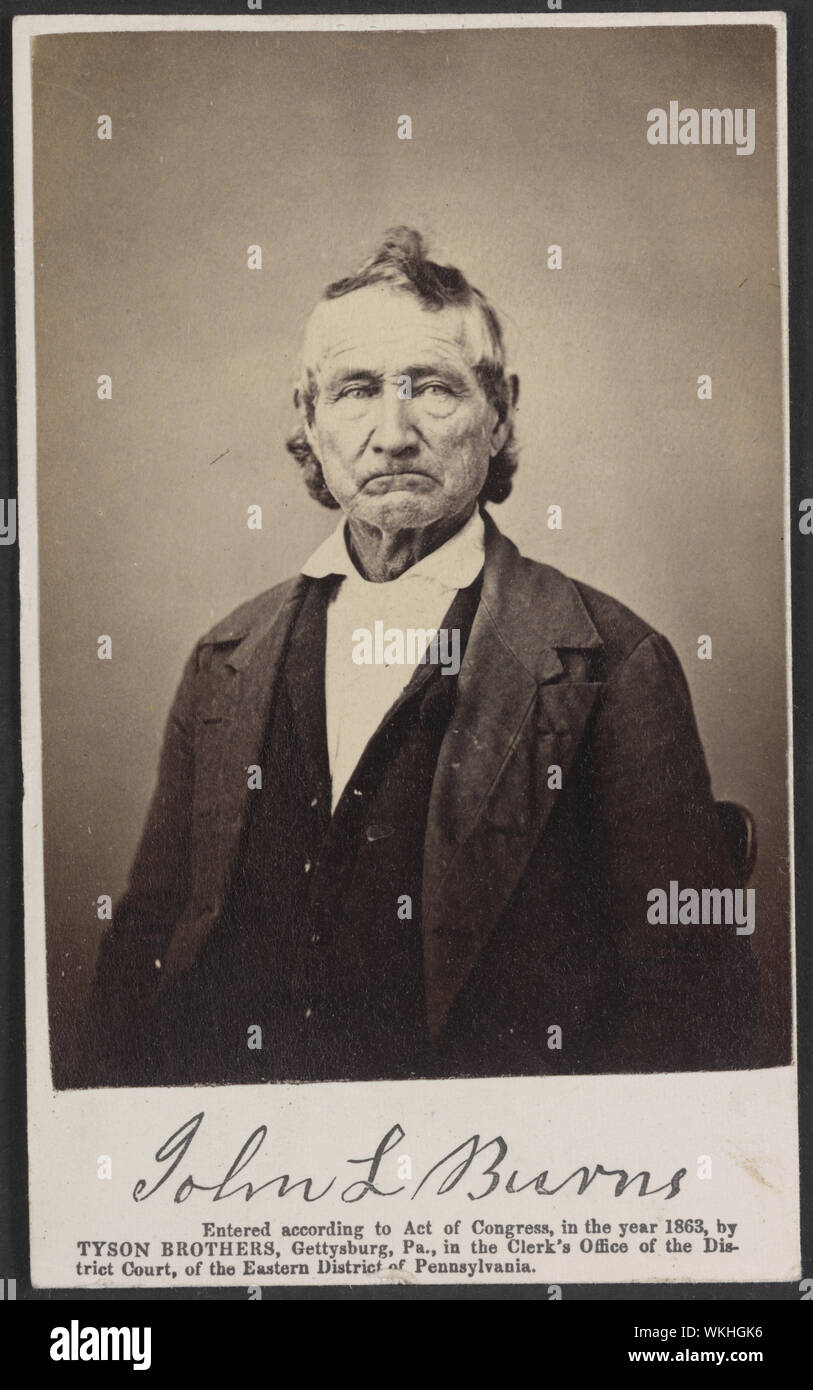 John L. Burns / Tyson fratelli, Gettysburg, Pa. Foto Stock