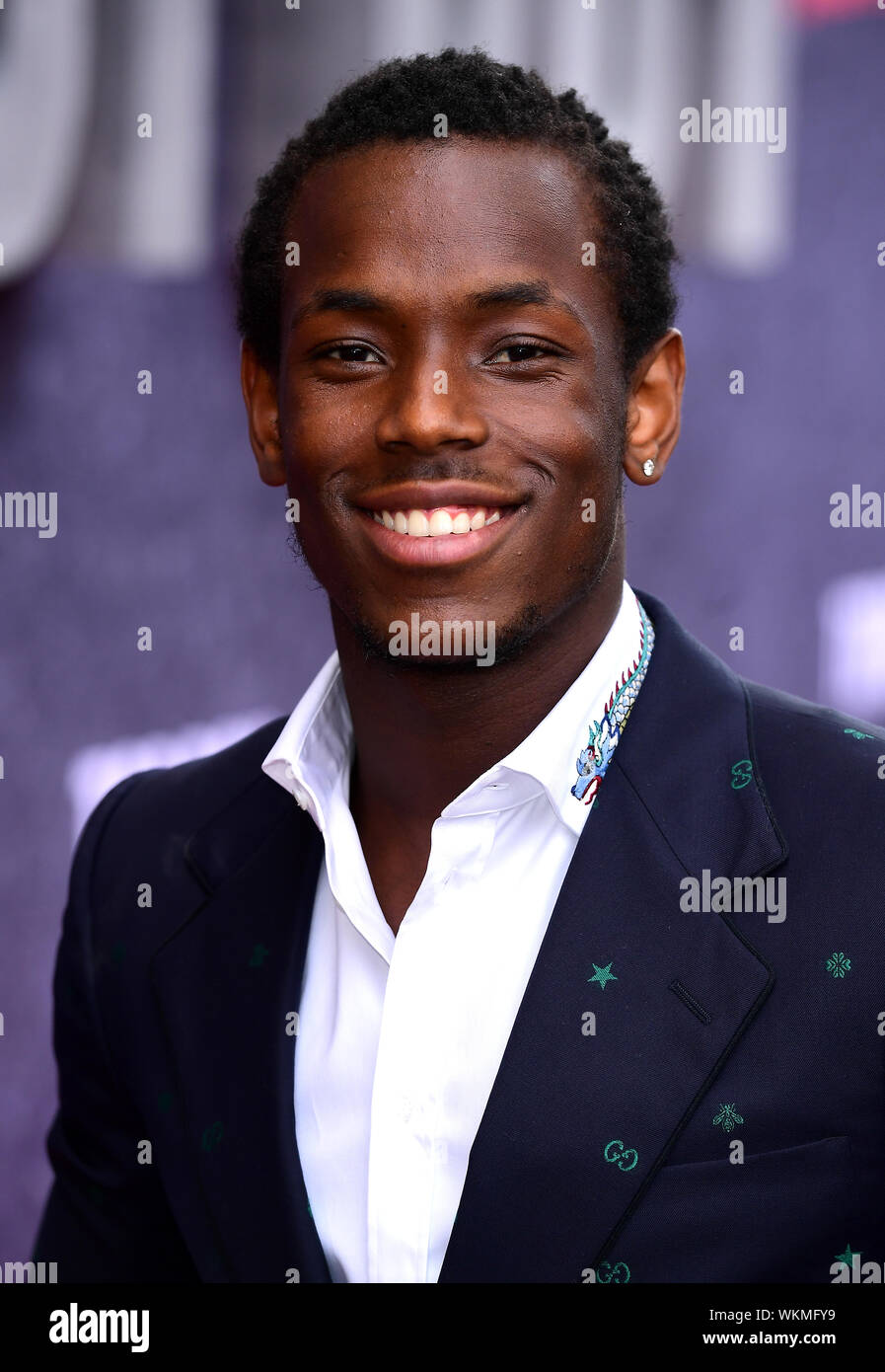 Micheal Ward frequentando il Regno Unito premiere di Top Boy a Hackney Picturehouse a Londra. Foto Stock