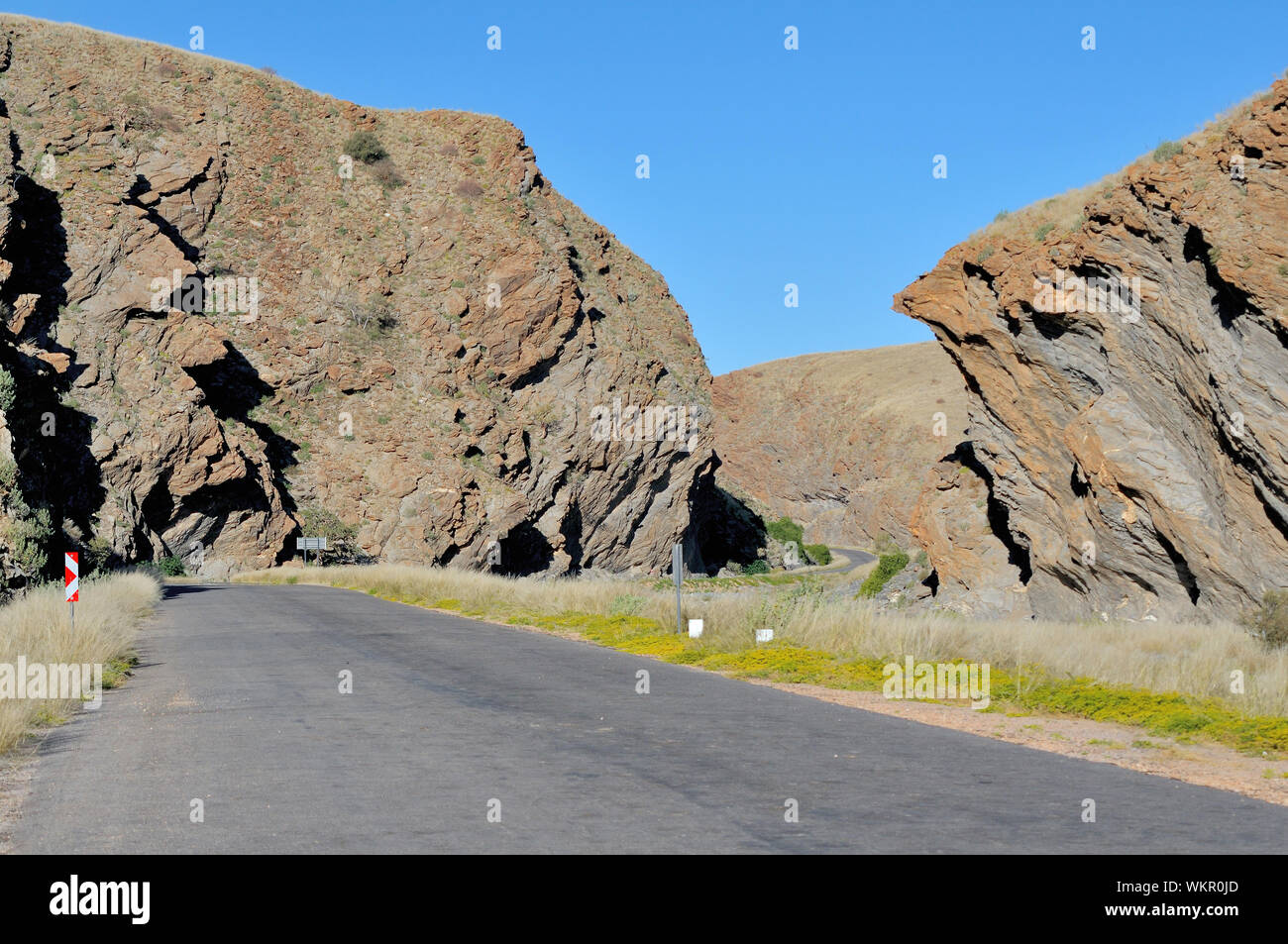 Kuiseb pass nel Canyon Kuiseb, Namibia Foto Stock