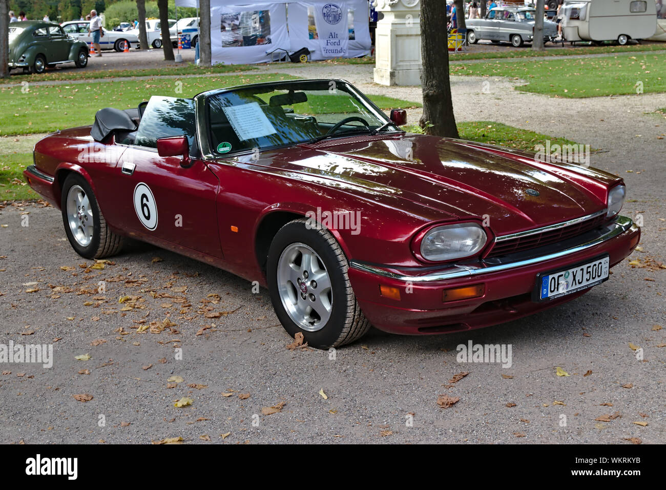 Classic car, Jaguar Foto Stock