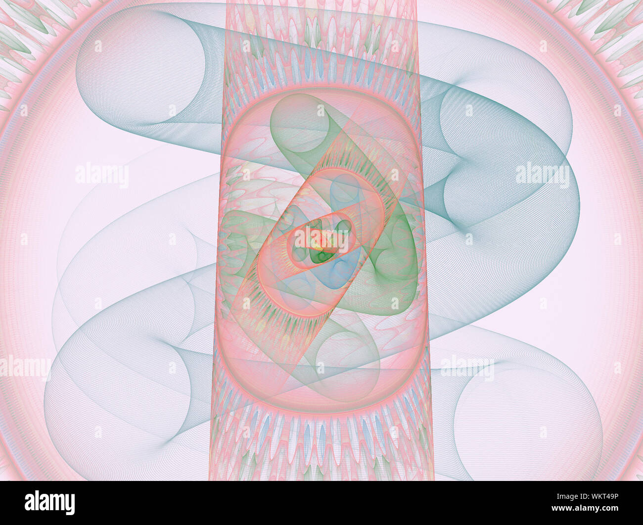 Spirale, frattale, creazione digitale Foto Stock