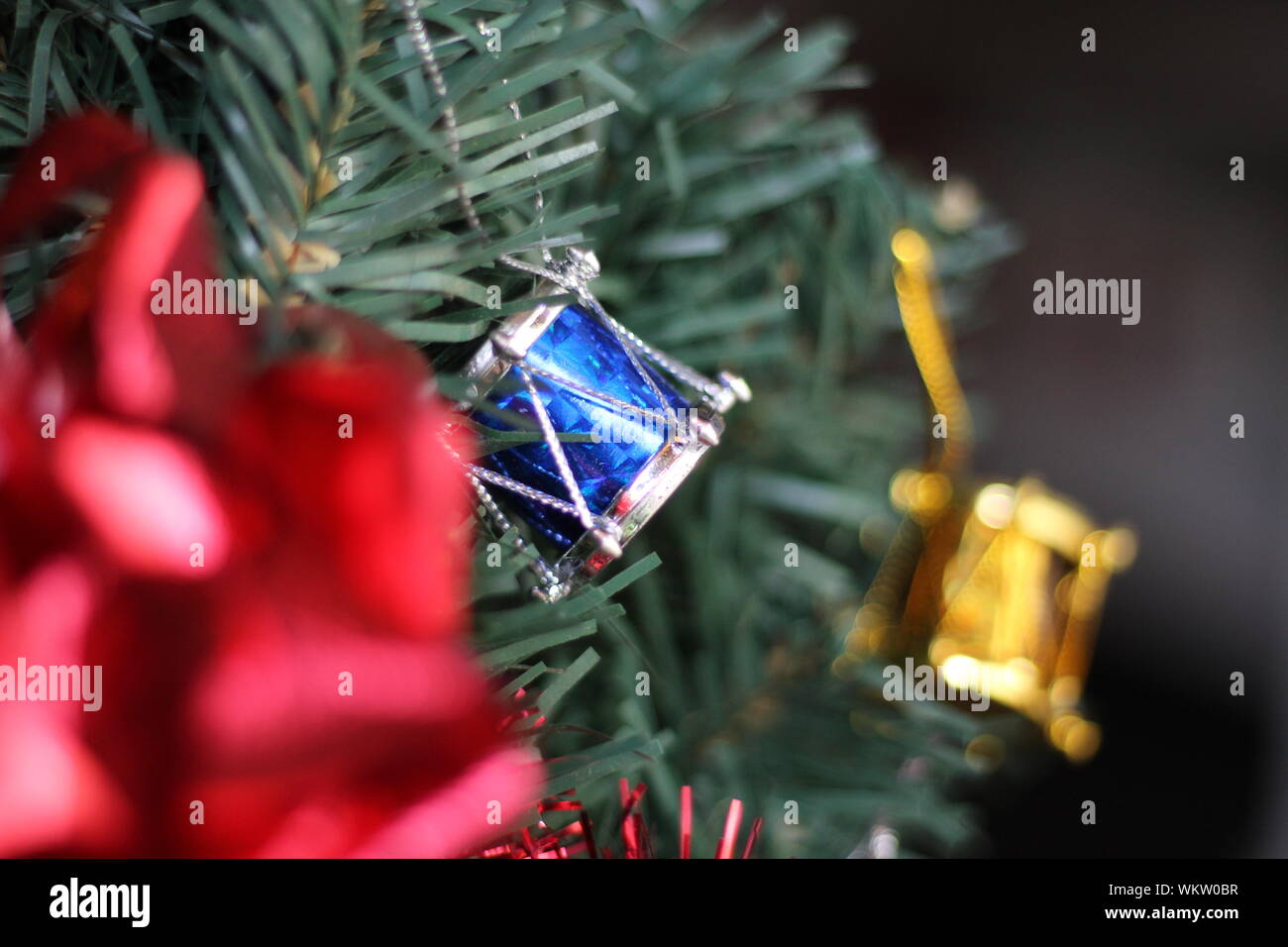 Close-up di decorazione di Natale Foto Stock