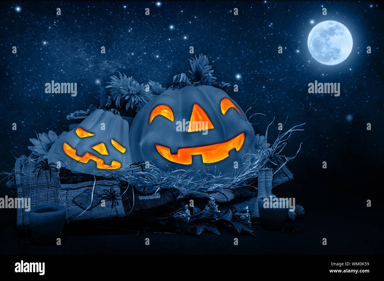 Notte di Halloween Foto Stock