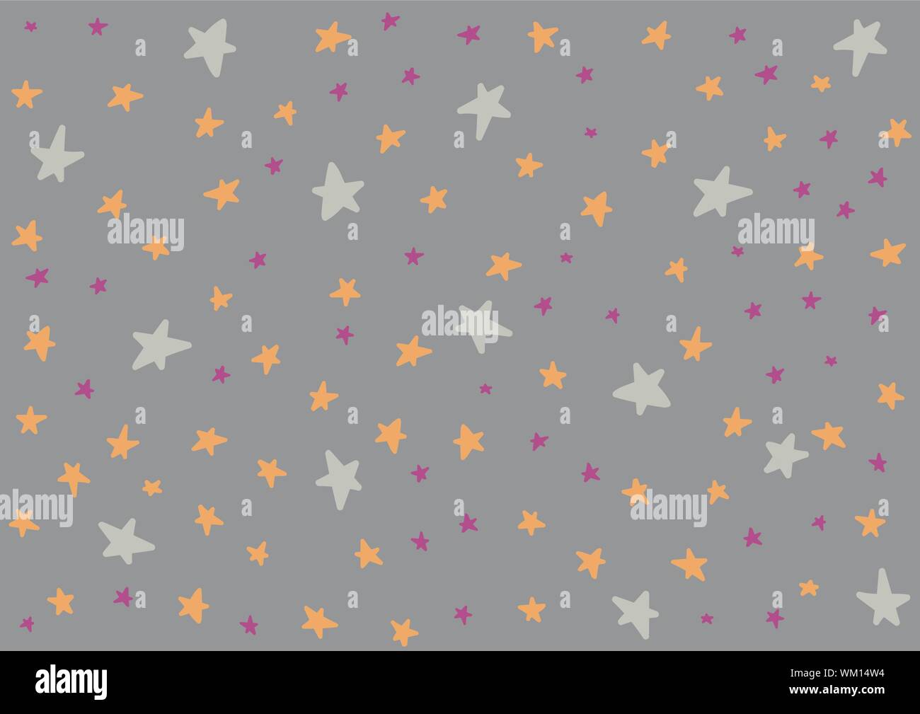 Stelle sfondo in colori di Halloween per Bambini i bambini Illustrazione Vettoriale