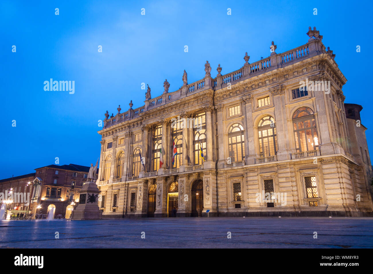 Museo della città di Palazzo Madama, Torino, Italia Foto Stock
