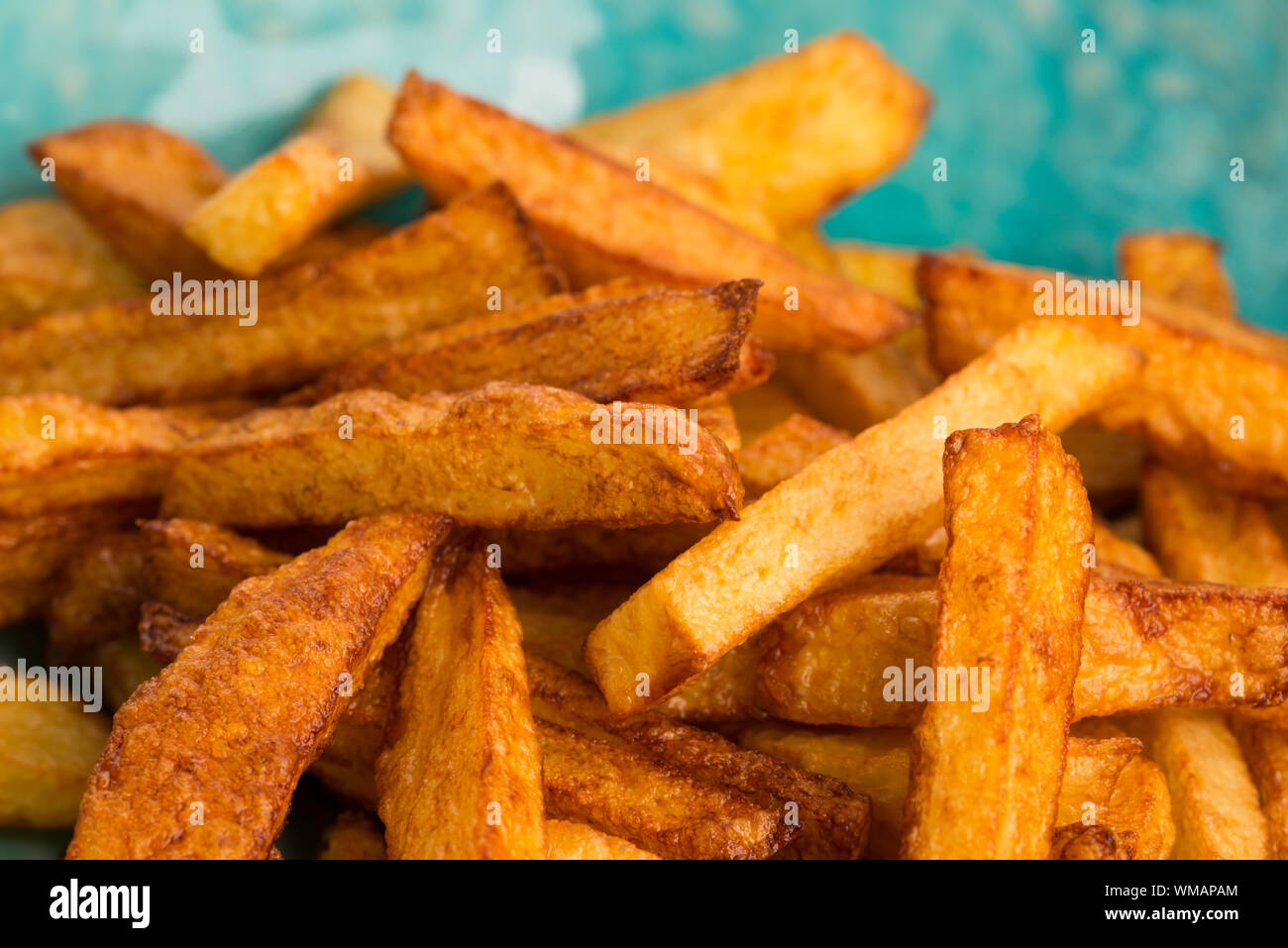 Patatine fritte di patate Foto Stock