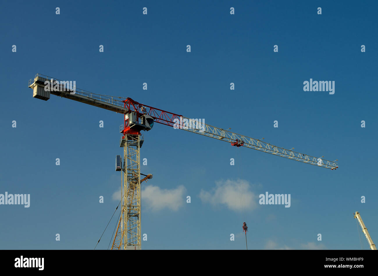 Gru da cantiere Foto Stock