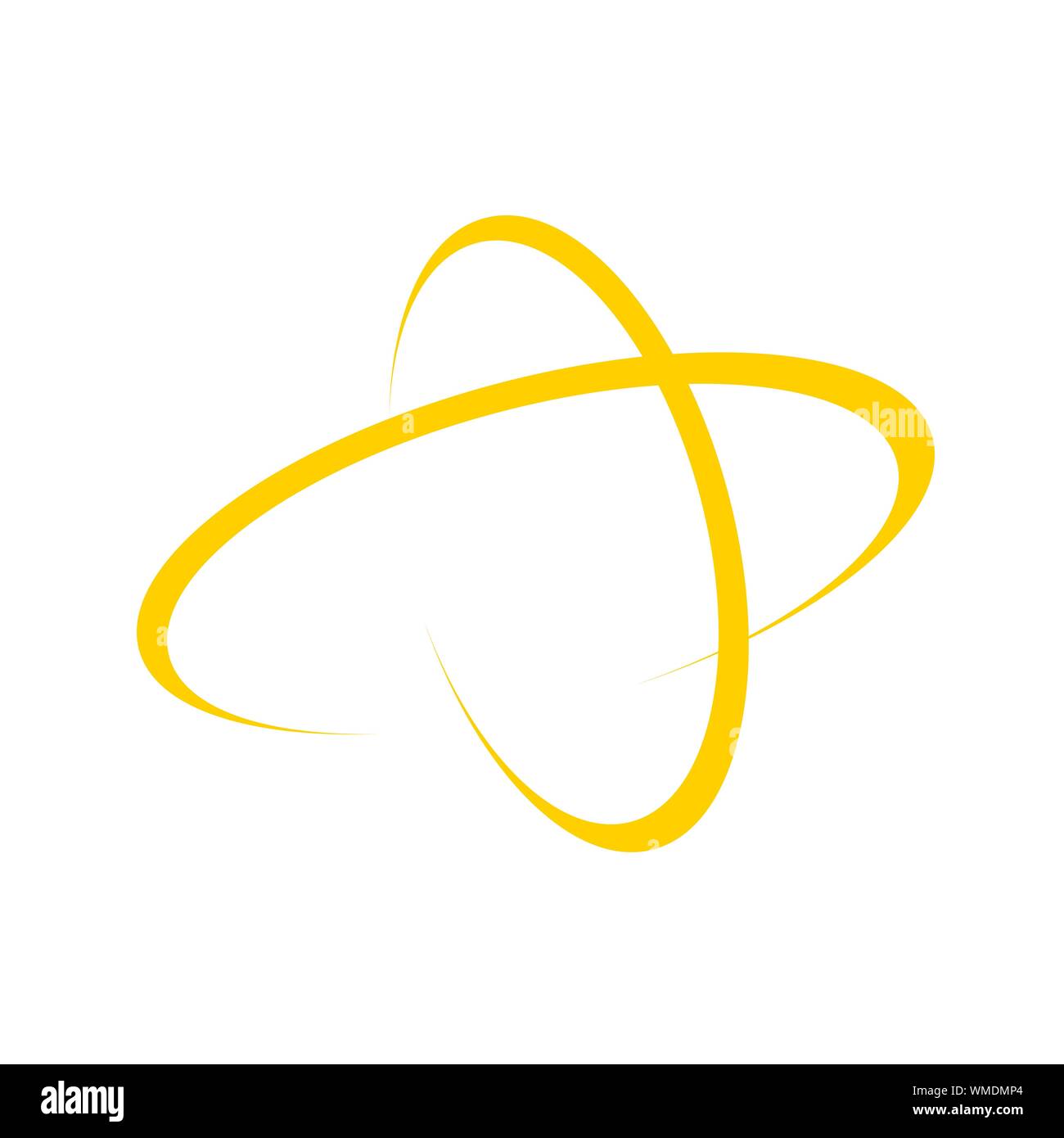 Golden Cross globale in tutto il mondo il simbolo di vettore Logo grafico del modello di progettazione Illustrazione Vettoriale