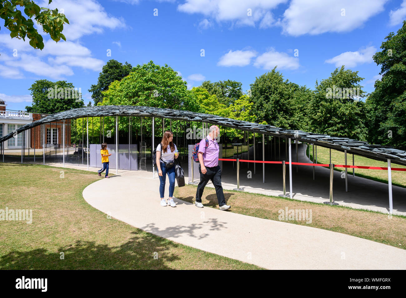 Serpentine Pavilion 2019, progettato da Junya Ishigami Foto Stock