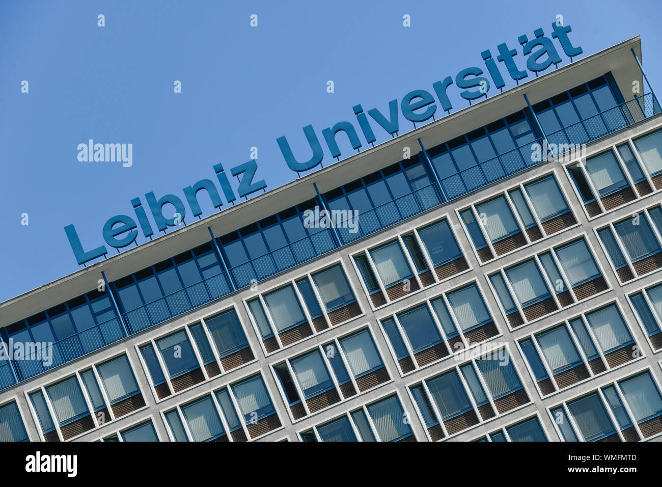 Wirtschaftswissenschaftliche Fakultaet Gottfried Wilhelm Leibniz UNIVERSITAET HANNOVER, Königsworther Platz, Hannover, Niedersachsen, Deutschland Foto Stock