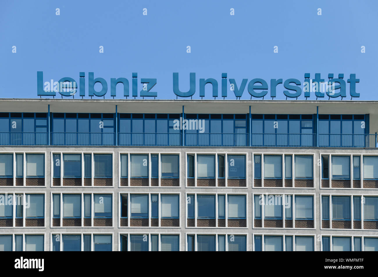 Wirtschaftswissenschaftliche Fakultaet Gottfried Wilhelm Leibniz UNIVERSITAET HANNOVER, Königsworther Platz, Hannover, Niedersachsen, Deutschland Foto Stock