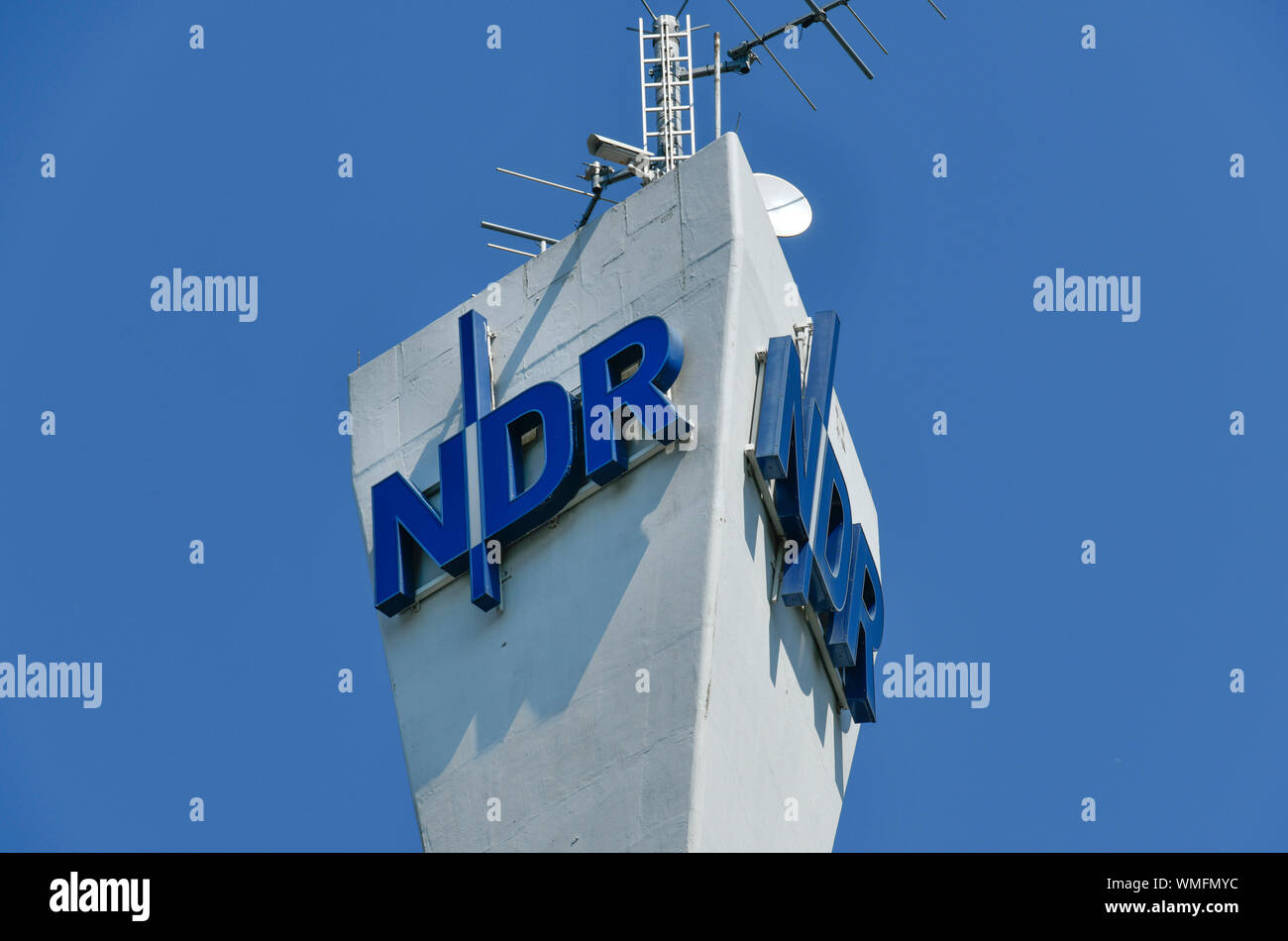 NDR, Sendeturm, Rudolf-von-Bennigsen-Ufer, Hannover, Niedersachsen, Deutschland Foto Stock