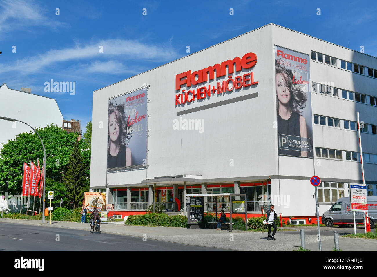 Flamme Kuechen und Moebel, Freiheit, Spandau, Berlino, Deutschland Foto Stock