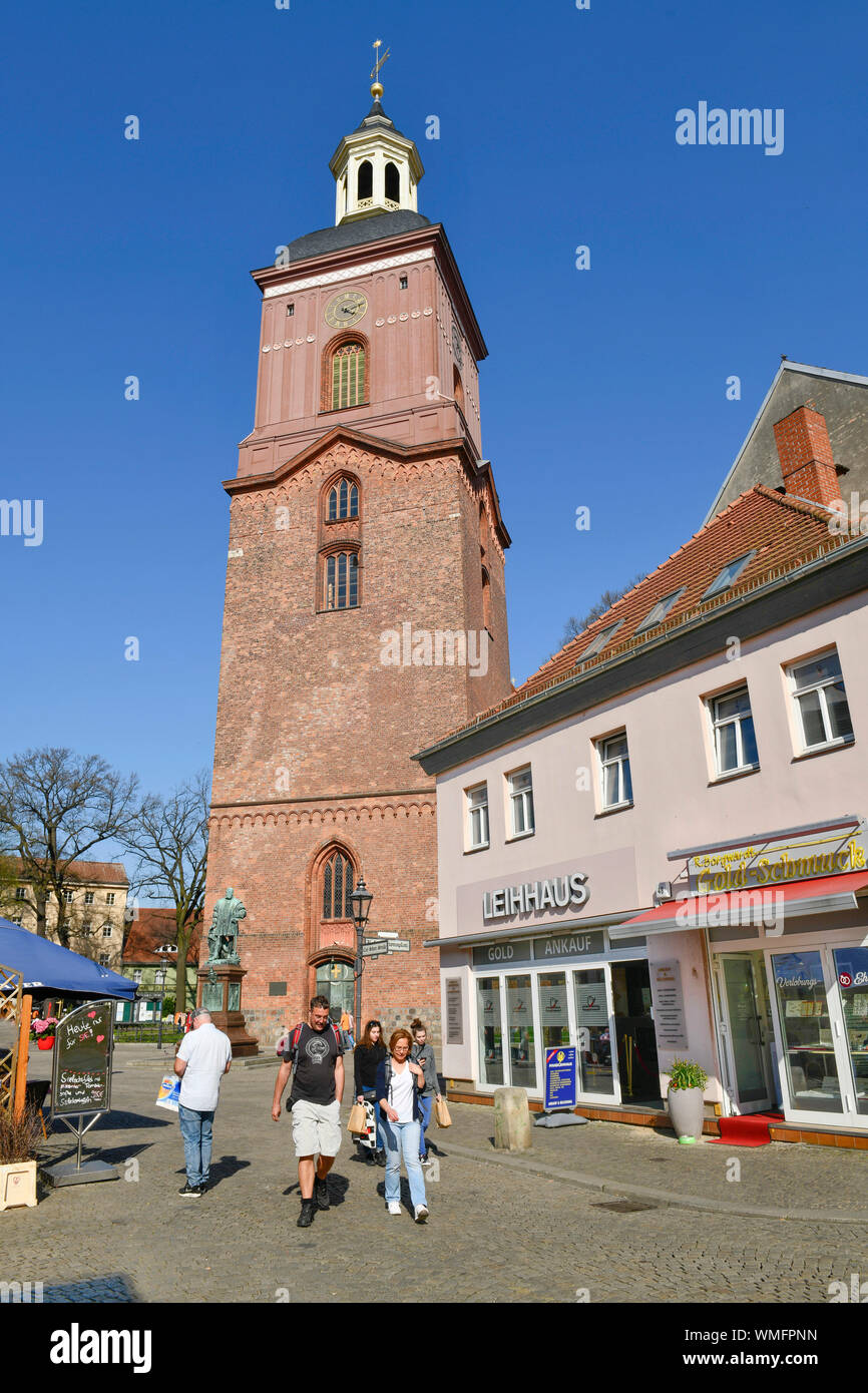 San Nikolai-Kirche, Reformationsplatz, Altstadt, Spandau, Berlino, Deutschland Foto Stock