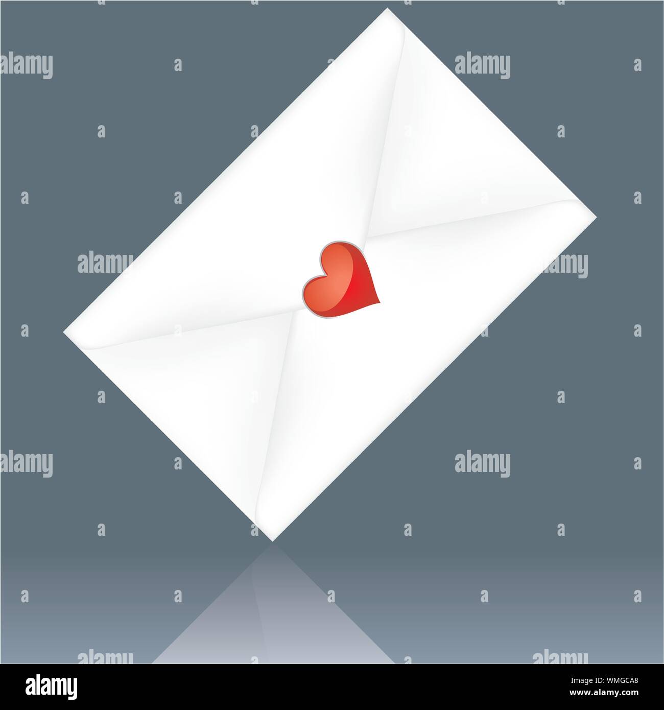 Lettera d'amore Illustrazione Vettoriale