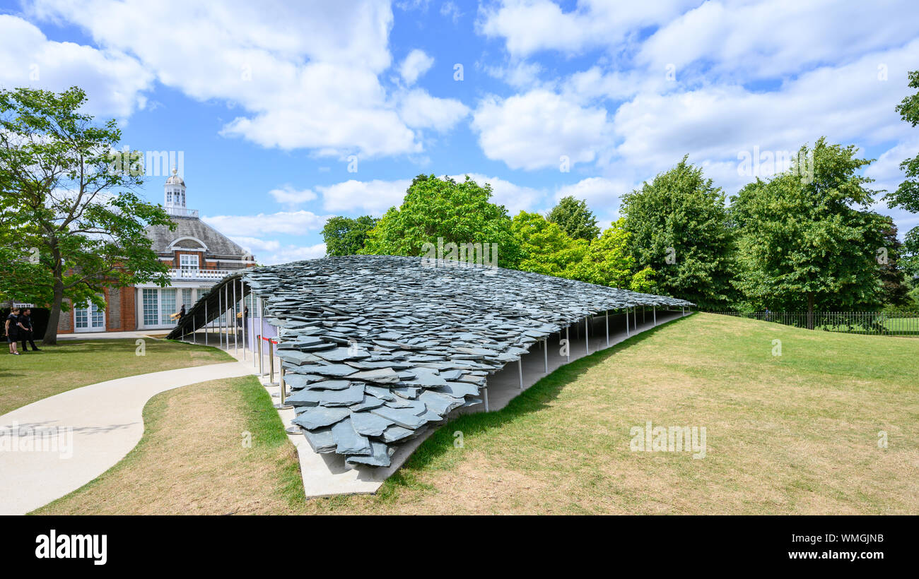 Serpentine Pavilion 2019, progettato da Junya Ishigami Foto Stock