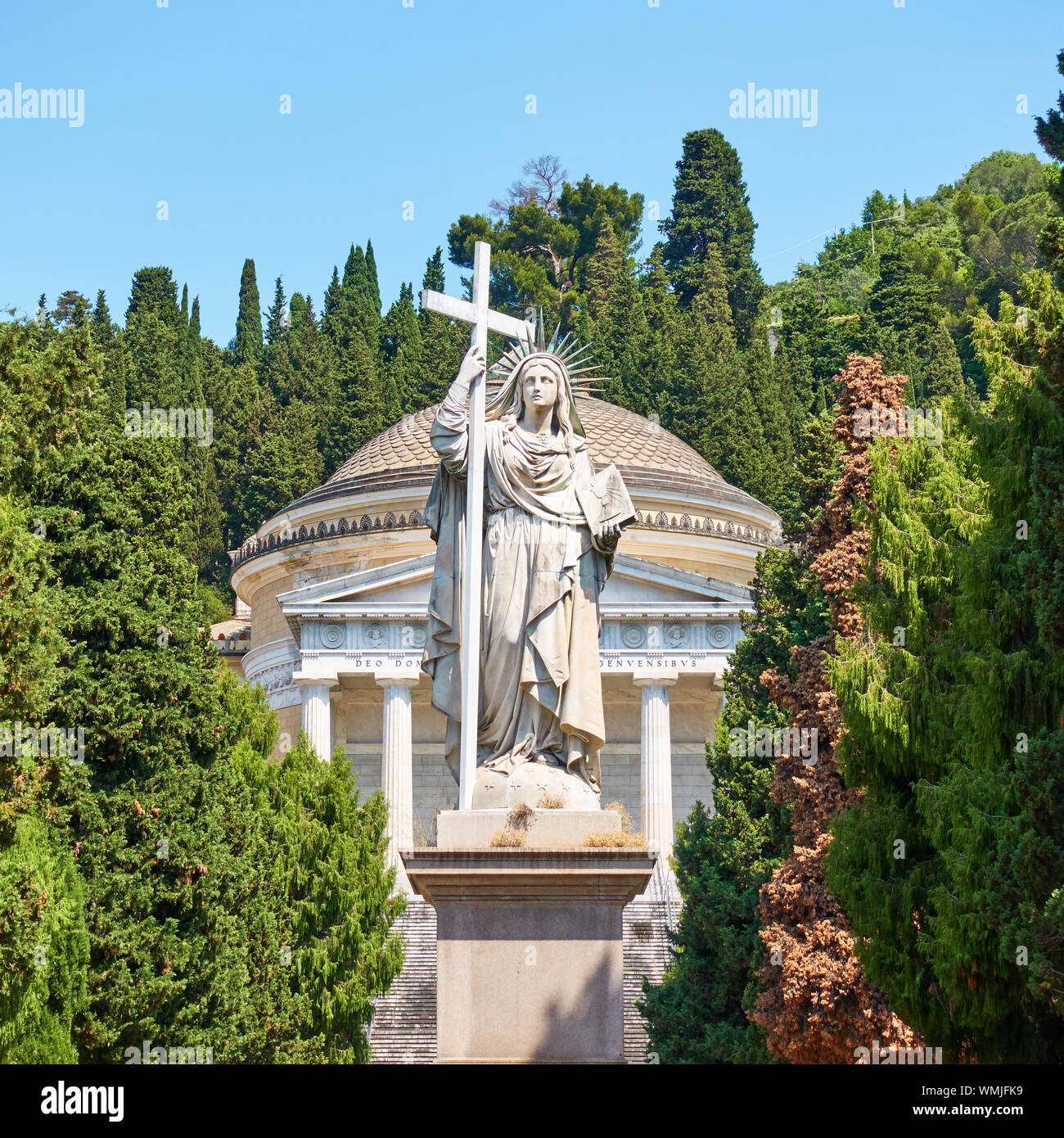 Il cimitero monumentale di Staglieno a Genova, Italia Foto Stock