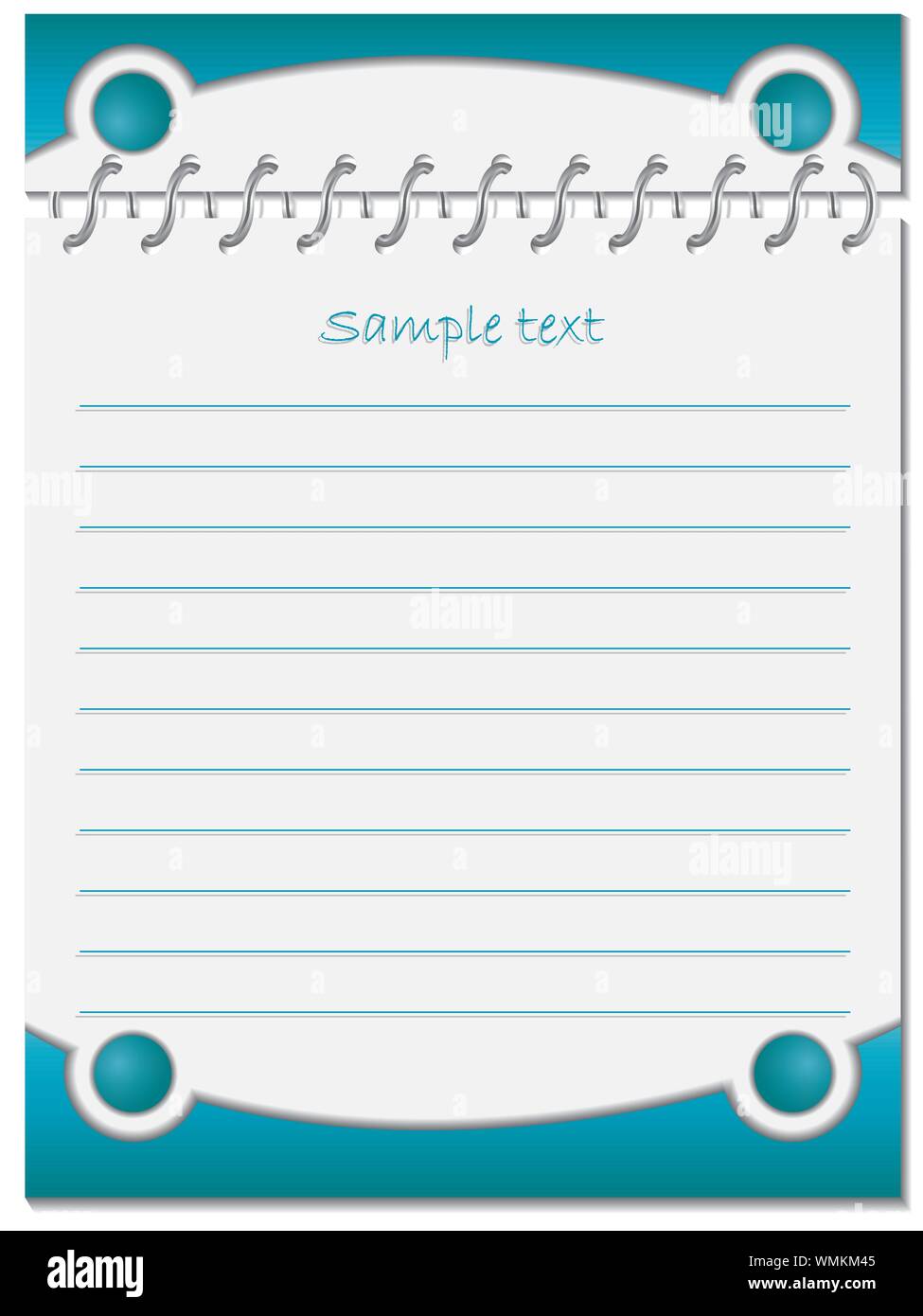 Blue design portatile Illustrazione Vettoriale