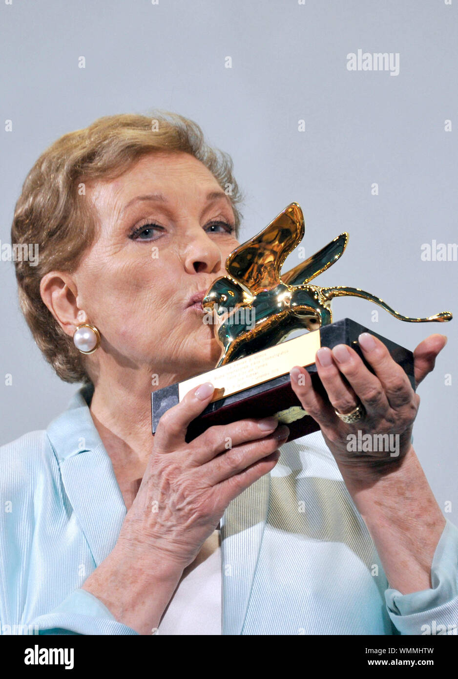 Julie Andrews al conferimento del Leone d'oro per la sua vita di lavoro presso la Biennale di Venezia 2019/76th Venice International Film Festival presso il Palazzo del Cinema. Venezia, 02.09.2019 | Utilizzo di tutto il mondo Foto Stock