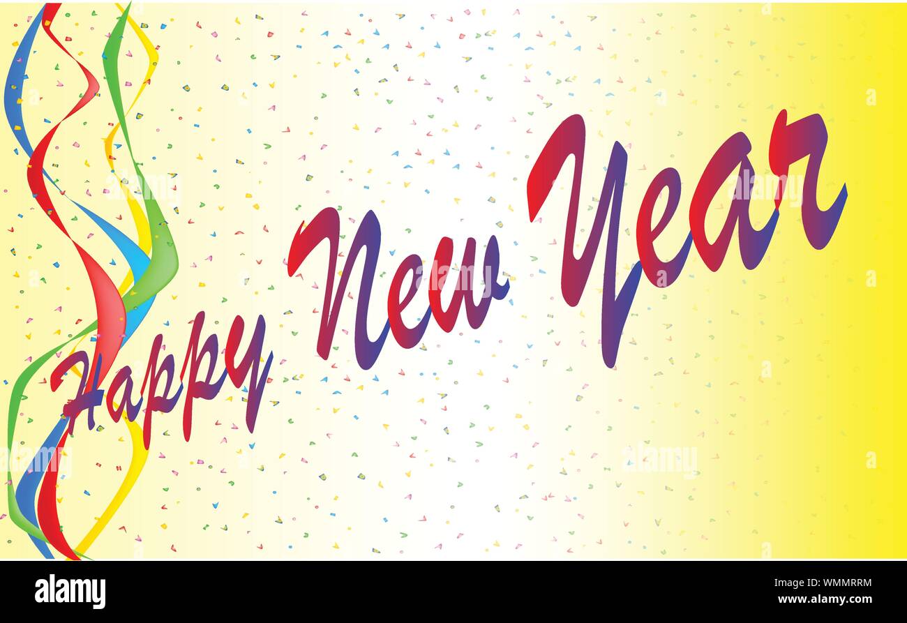 Nuovo anno celebrazione Illustrazione Vettoriale
