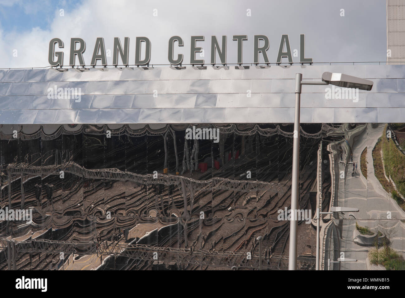 Nei pressi di Grand Central station ingresso, Birmingham Foto Stock