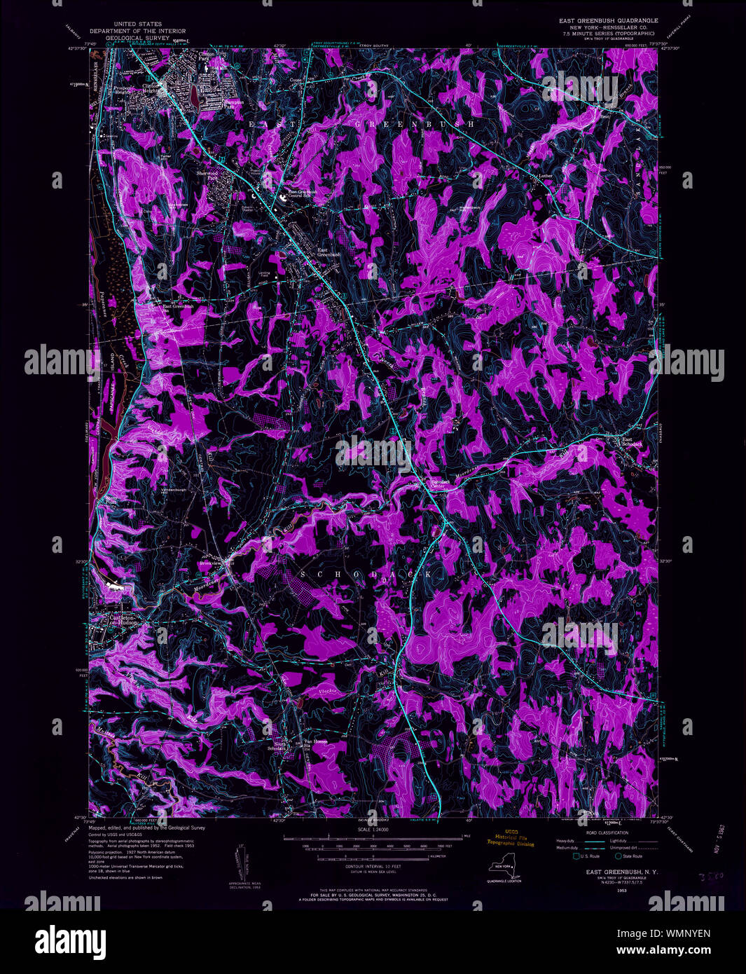 Mappa di greenbush immagini e fotografie stock ad alta risoluzione Alamy