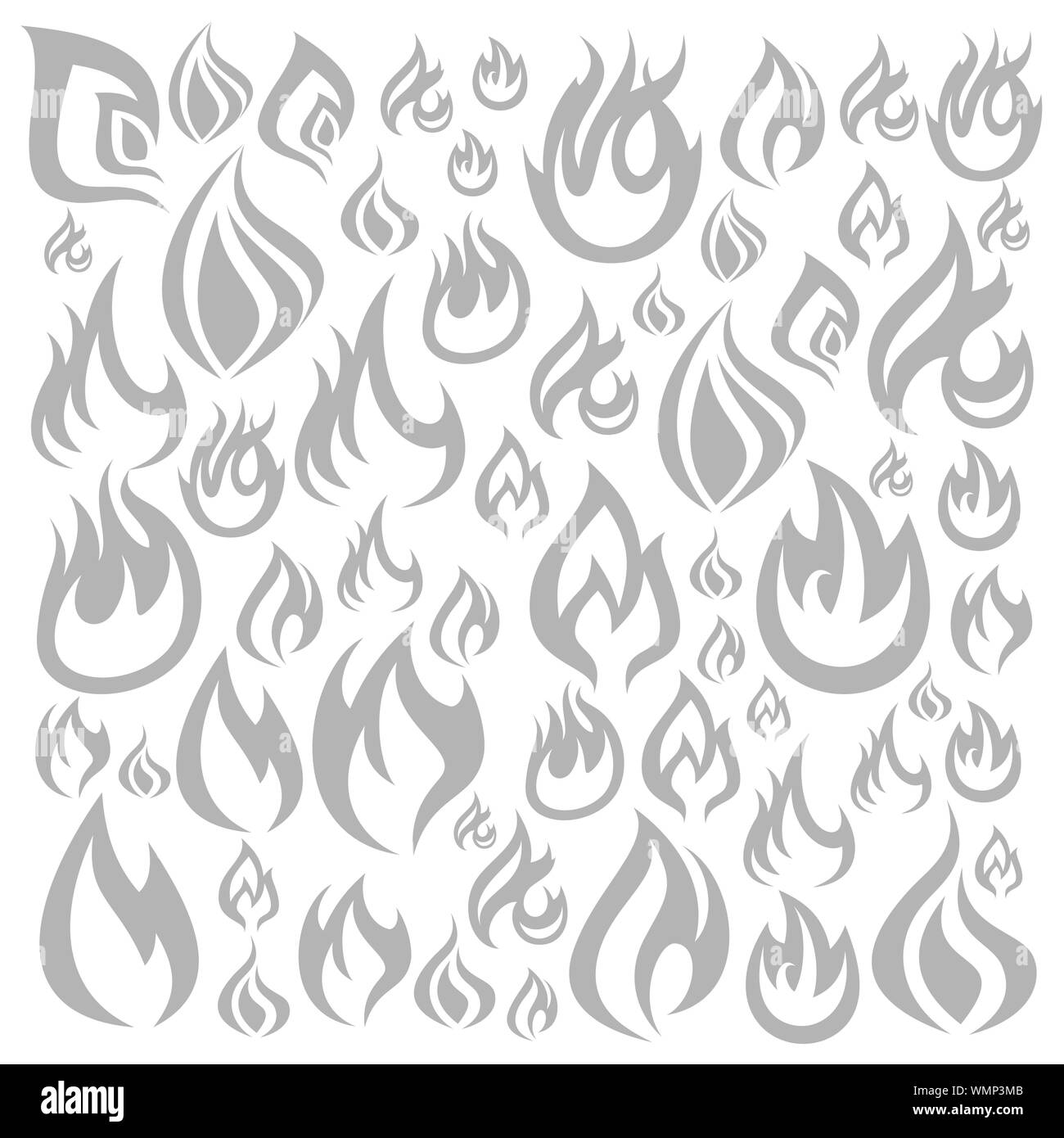 Fire uno sfondo Illustrazione Vettoriale