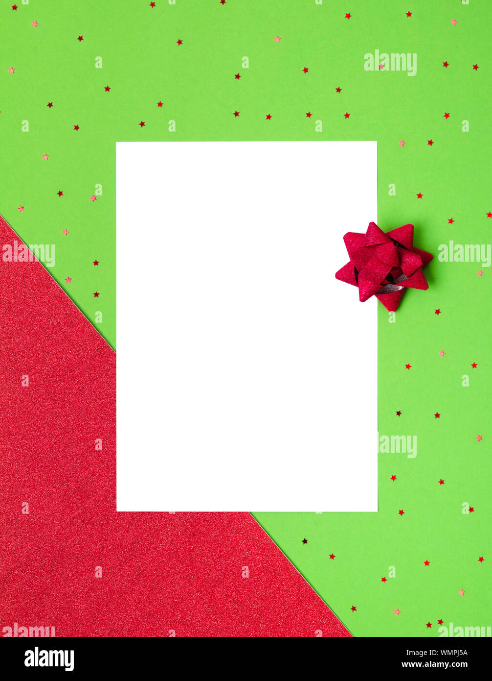 Creative Nuovo Anno o i Saluti di Natale lettera mockup Foto Stock