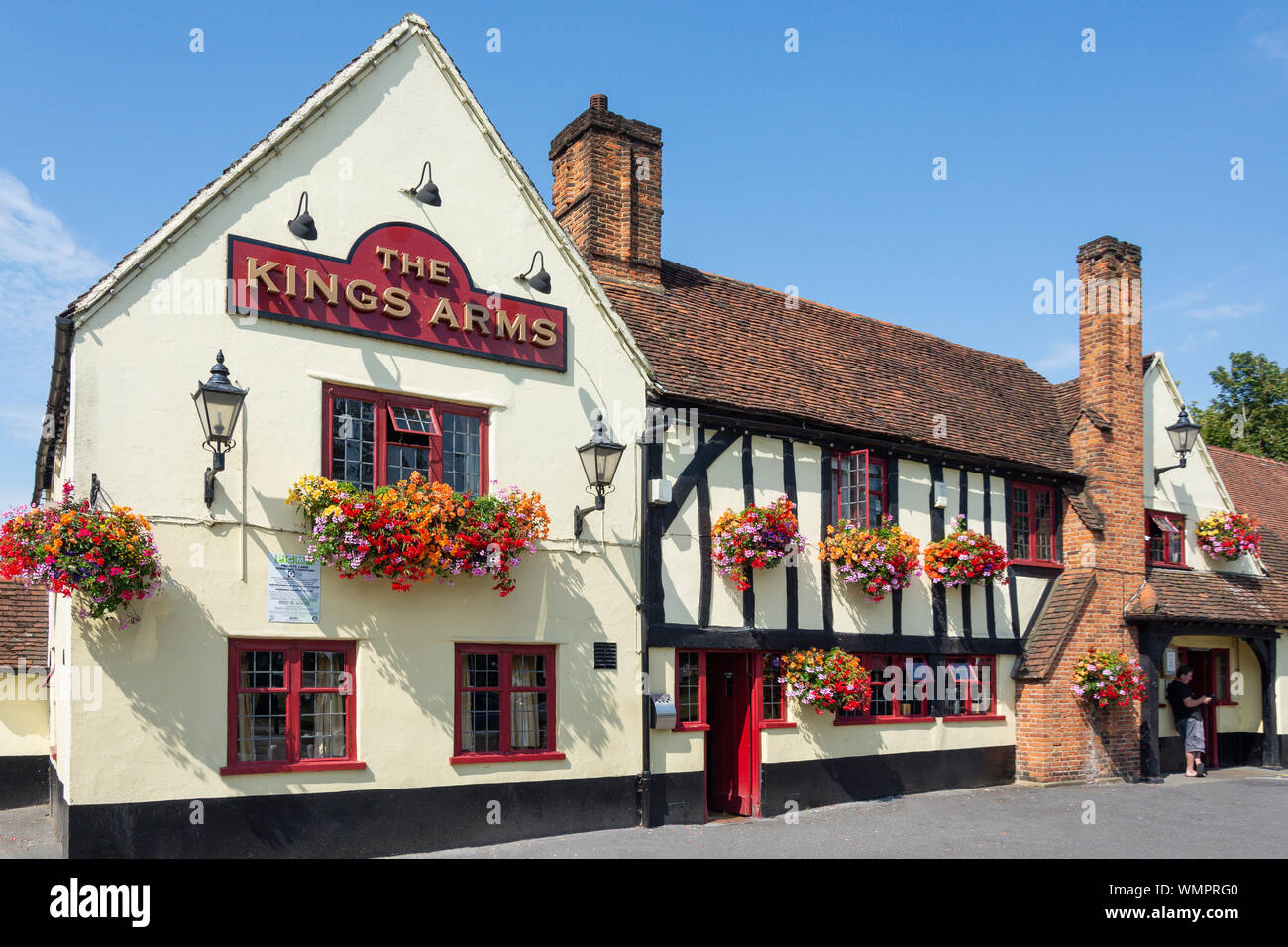 Xv secolo Il Kings Arms Pub, Park Lane, Harefield, London Borough of Hillingdon, Greater London, England, Regno Unito Foto Stock