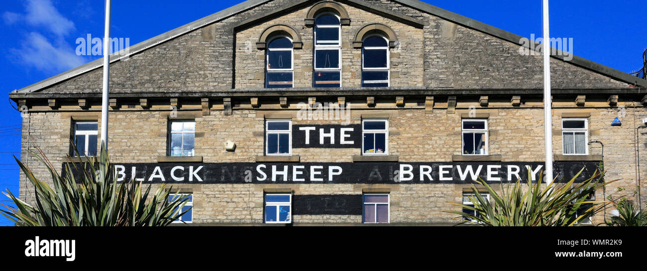 La Pecora Nera birreria, Masham town, North Yorkshire, Inghilterra, Regno Unito Foto Stock