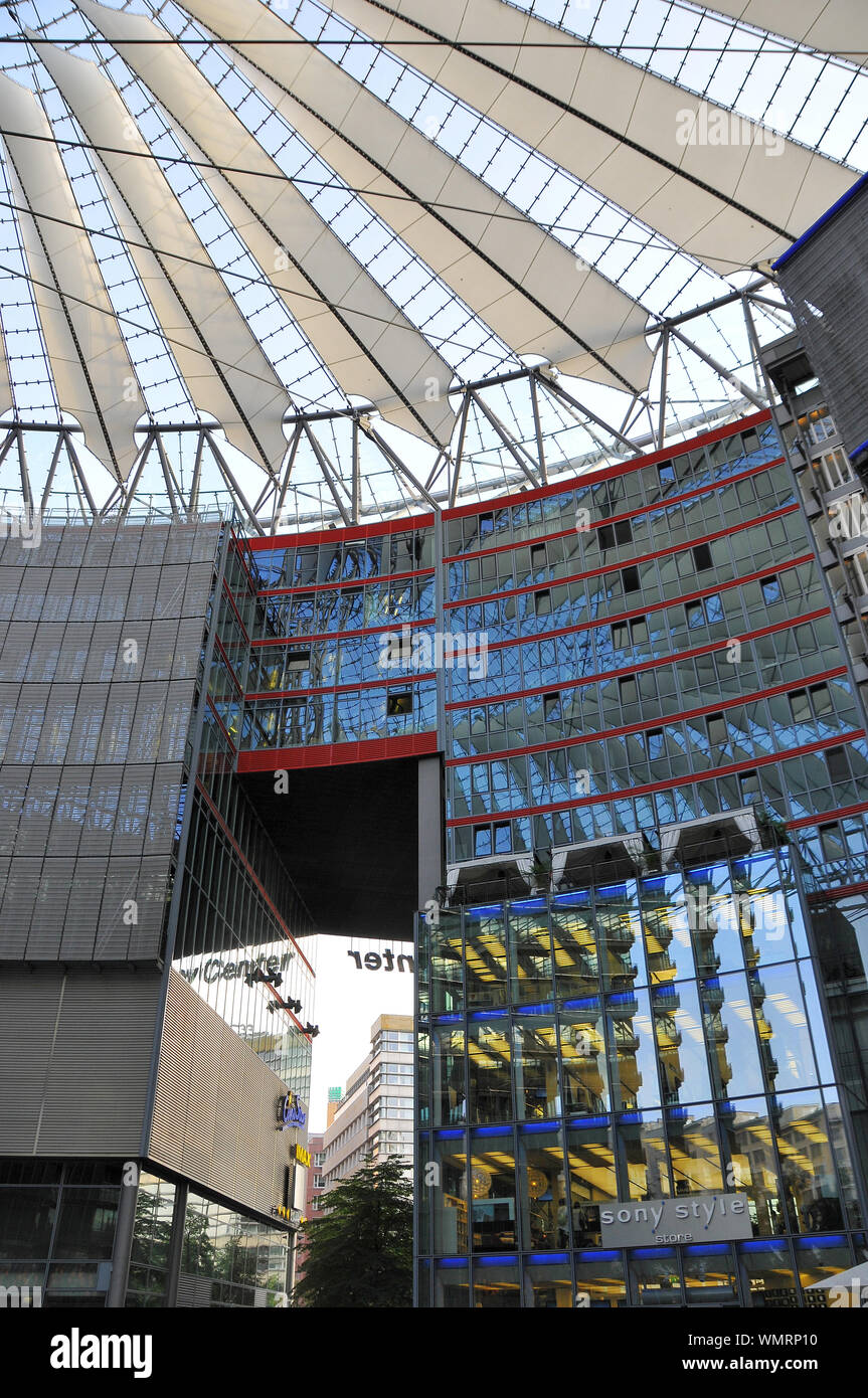 Sony Centre di Berlino, Germania, Europa Foto Stock
