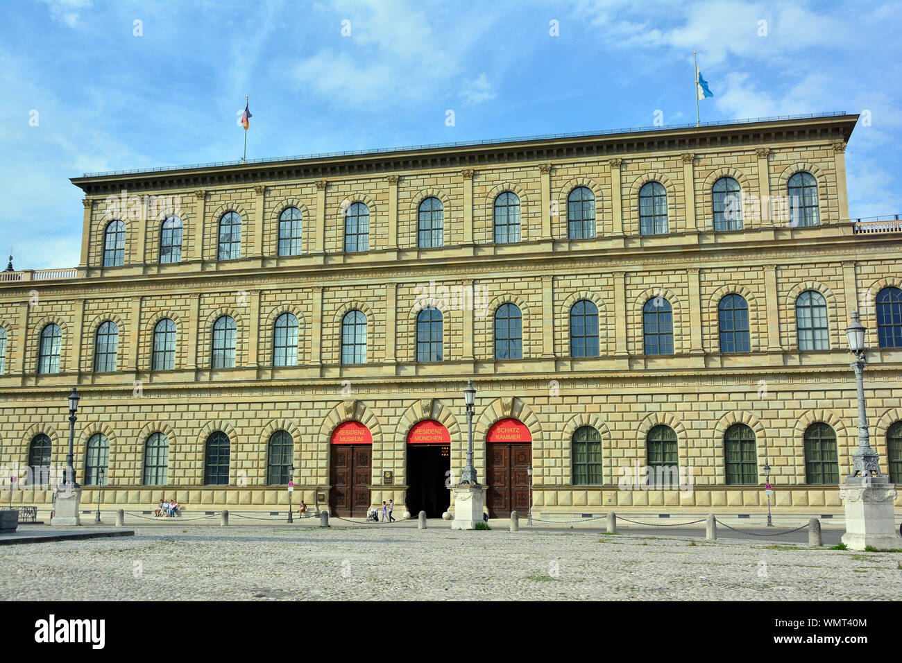 Königsbau, Residenz, Residence, ex palazzo reale, Monaco, München, Germania, Europa Foto Stock
