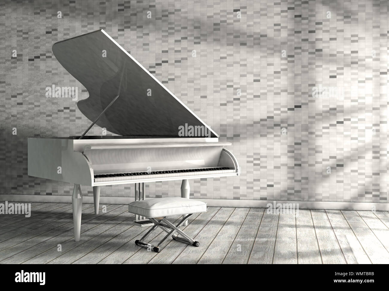 Surreale musica di pianoforte design Foto Stock