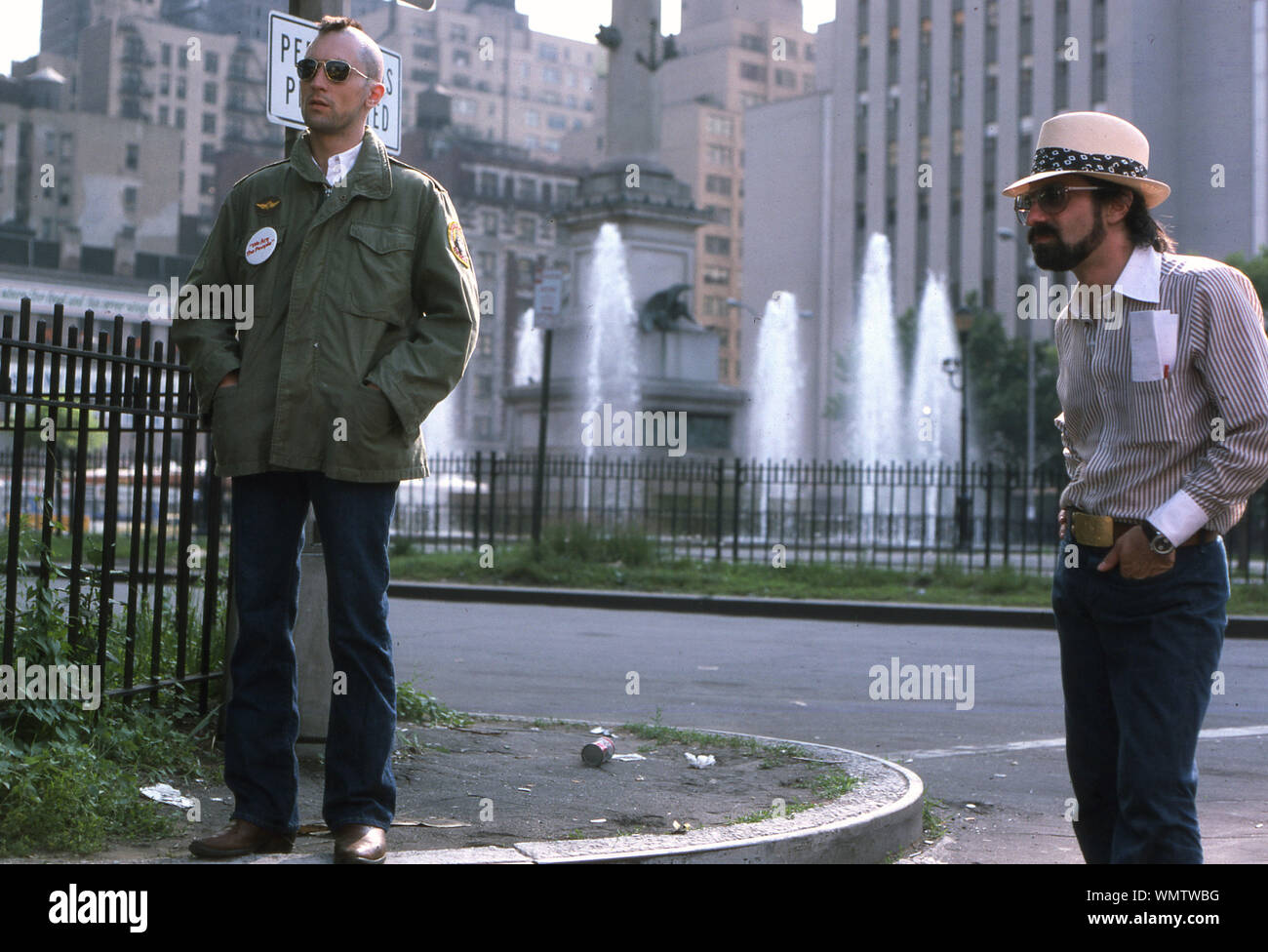 Robert De Niro, Martin Scorsese, "Taxi Driver' (1976)Columbia Pictures Riferimento File # 33848-624THA Foto Stock