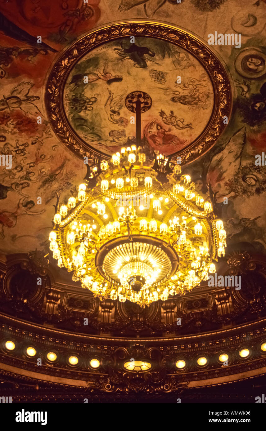 Parigi, Opera Garnier, Reportage "Hinter den Kulissen der Pariser Oper' - Parigi, funzione "dietro le quinte del Teatro dell'Opera Garnier" Foto Stock