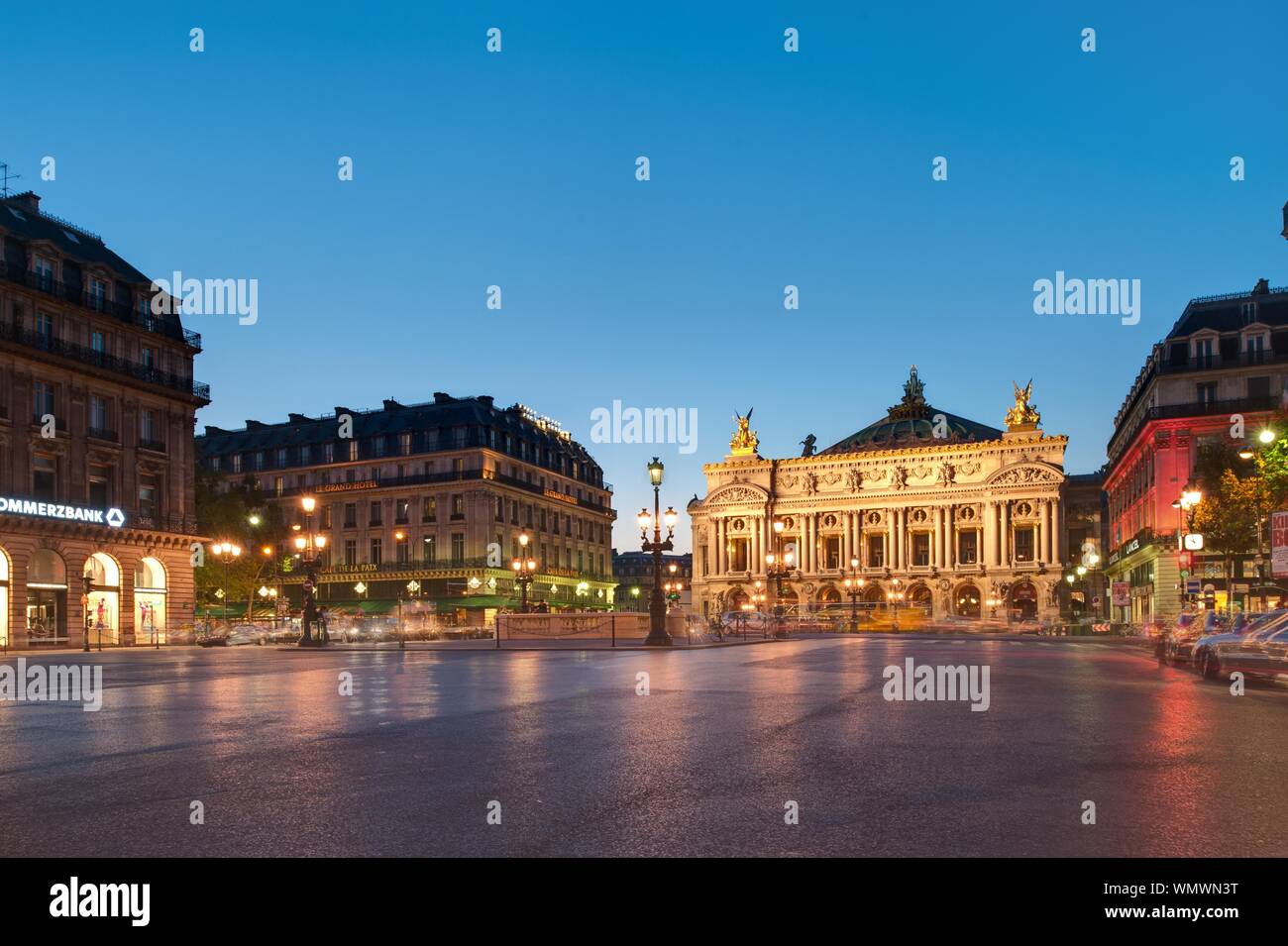 Parigi, Place de l' Opera, Opera Garnier Foto Stock
