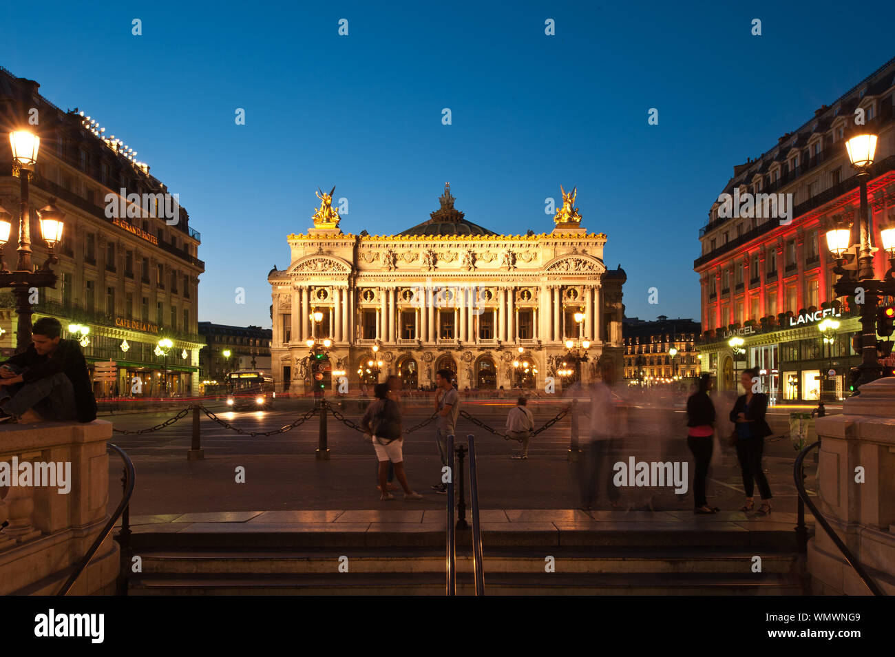 Parigi, Place de l' Opera, Opera Garnier Foto Stock