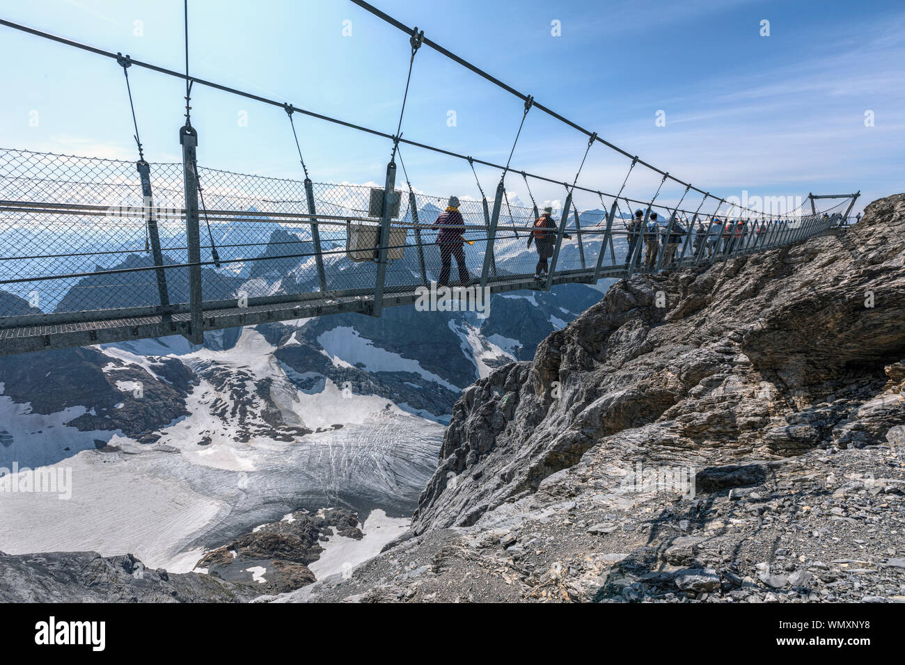 Titlis Engelberg, Obvaldo, Svizzera, Europa Foto Stock